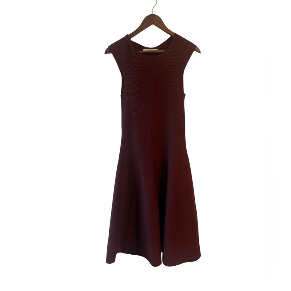 MM.LaFleur Sleeveless Midi Dress in Deep Burgundy